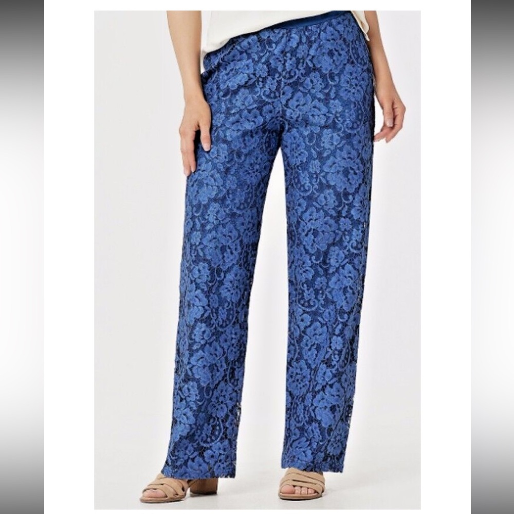 Linea by Louis del olio blue pull on pants